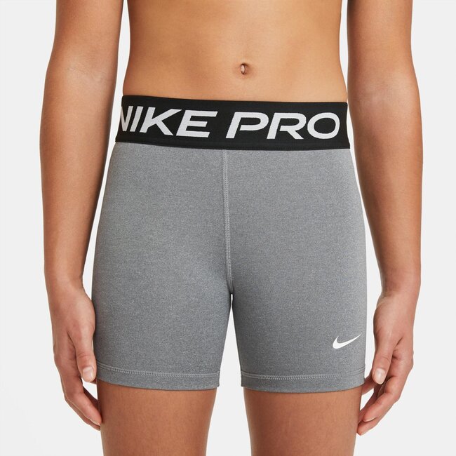 Nike Pro Meisjesshorts Grijs
