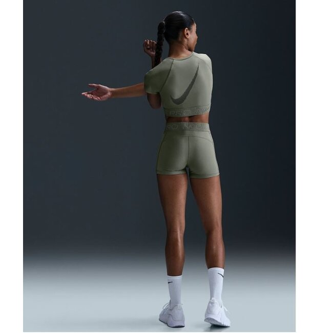 Nike Pro Dri-FIT Crop Short Sleeve Top Dames