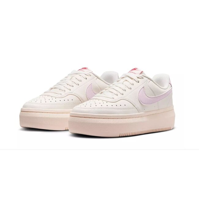 Nike Court Vision Alta Wit Roze- Damesschoenen
