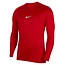 Nike Dri-FIT Park Ondershirt Lange Mouwen - Rood Wit