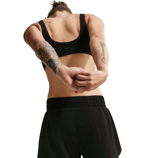 Nike Dri-FIT One Mid-Rise Brief-Lined 3 Inch Short Dames