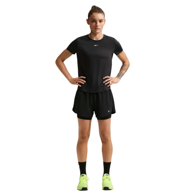 Nike Dri-FIT One Mid-Rise Brief-Lined 3 Inch Short Dames