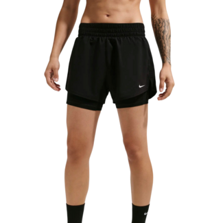 Nike Nike Dri-FIT One Mid-Rise Brief-Lined 3 Inch Short Dames