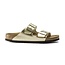 Birkenstock Arizona Birko-Flor Goud Smal Voetbed Dames Slipper
