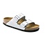 Birkenstock Arizona Birko-Flor Zilver Smal Voetbed Dames Slipper