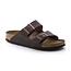 Birkenstock Birkenstock Arizona Vetleer Habana Smal Voetbed Dames Slipper