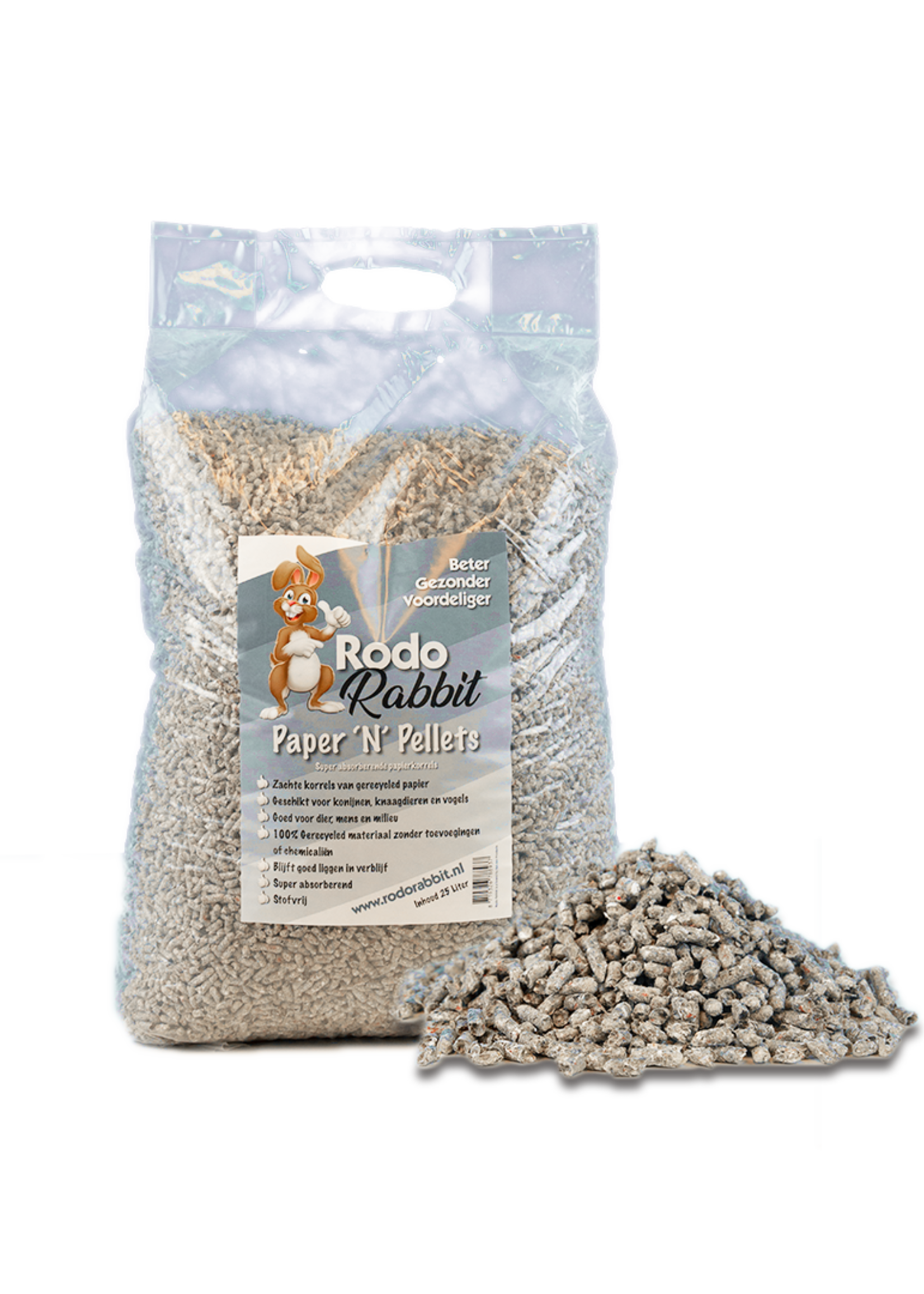 Rodo Rabbit Paper N Pellets 25L