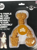 Tasty Bone Tasty Bone Trio Bone Peanut Butter