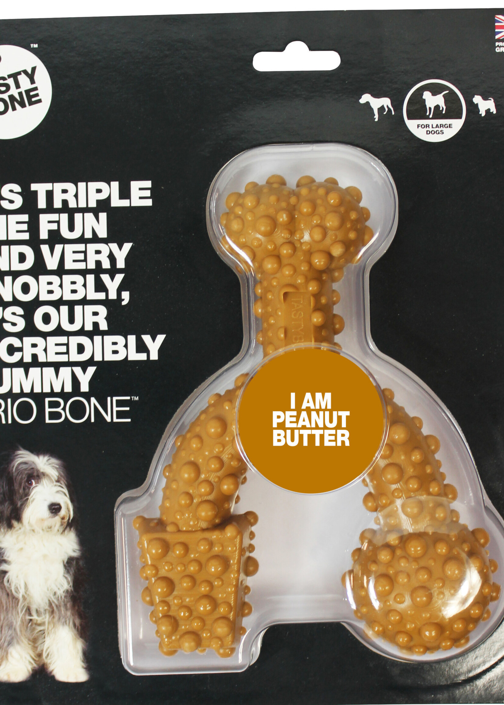 Tasty Bone Tasty Bone Trio Bone Peanut Butter