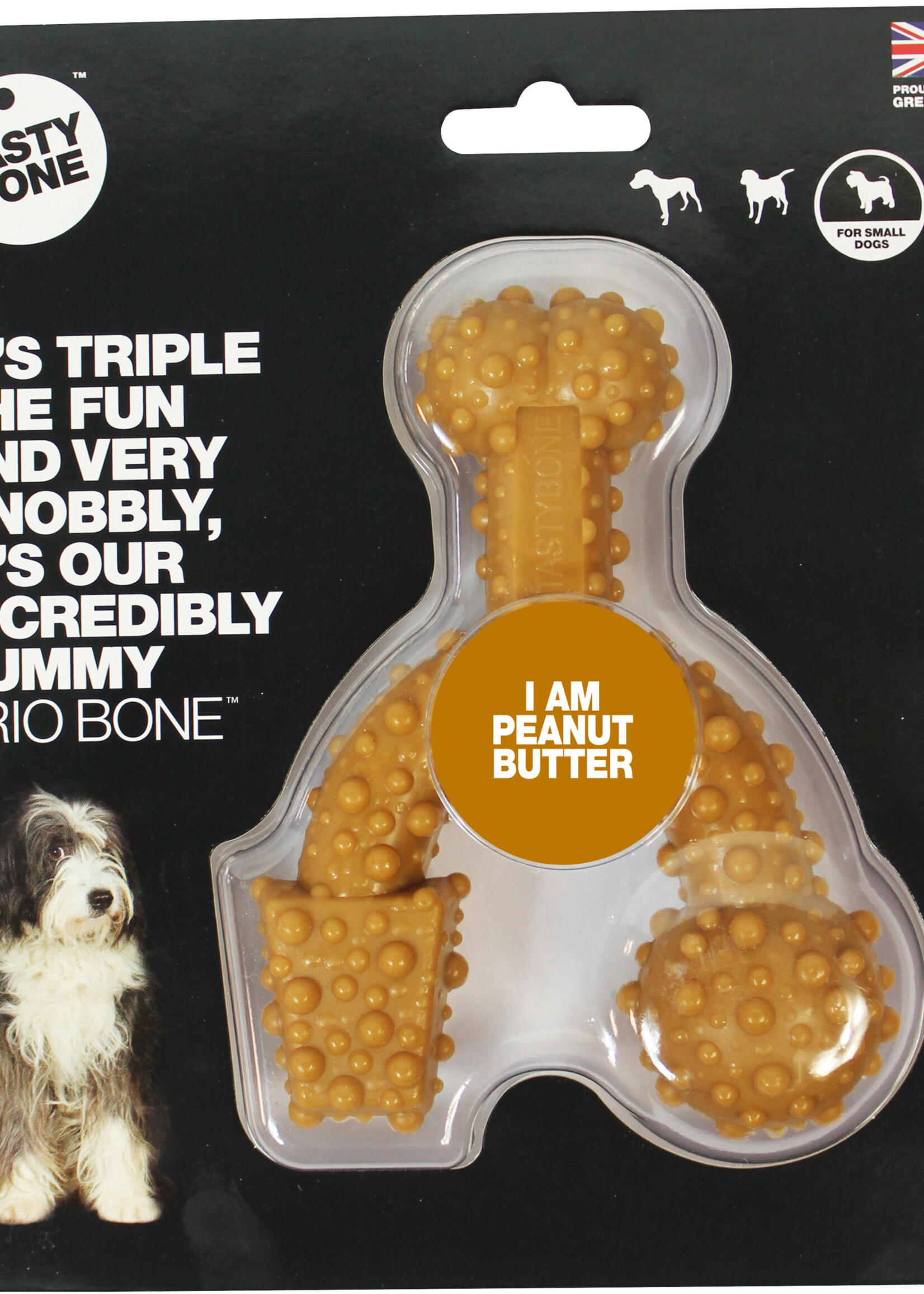 Tasty Bone Tasty Bone Trio Bone Peanut Butter