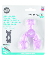 Tasty Bone Dental Trio Bone Raspberry & Mint Toy