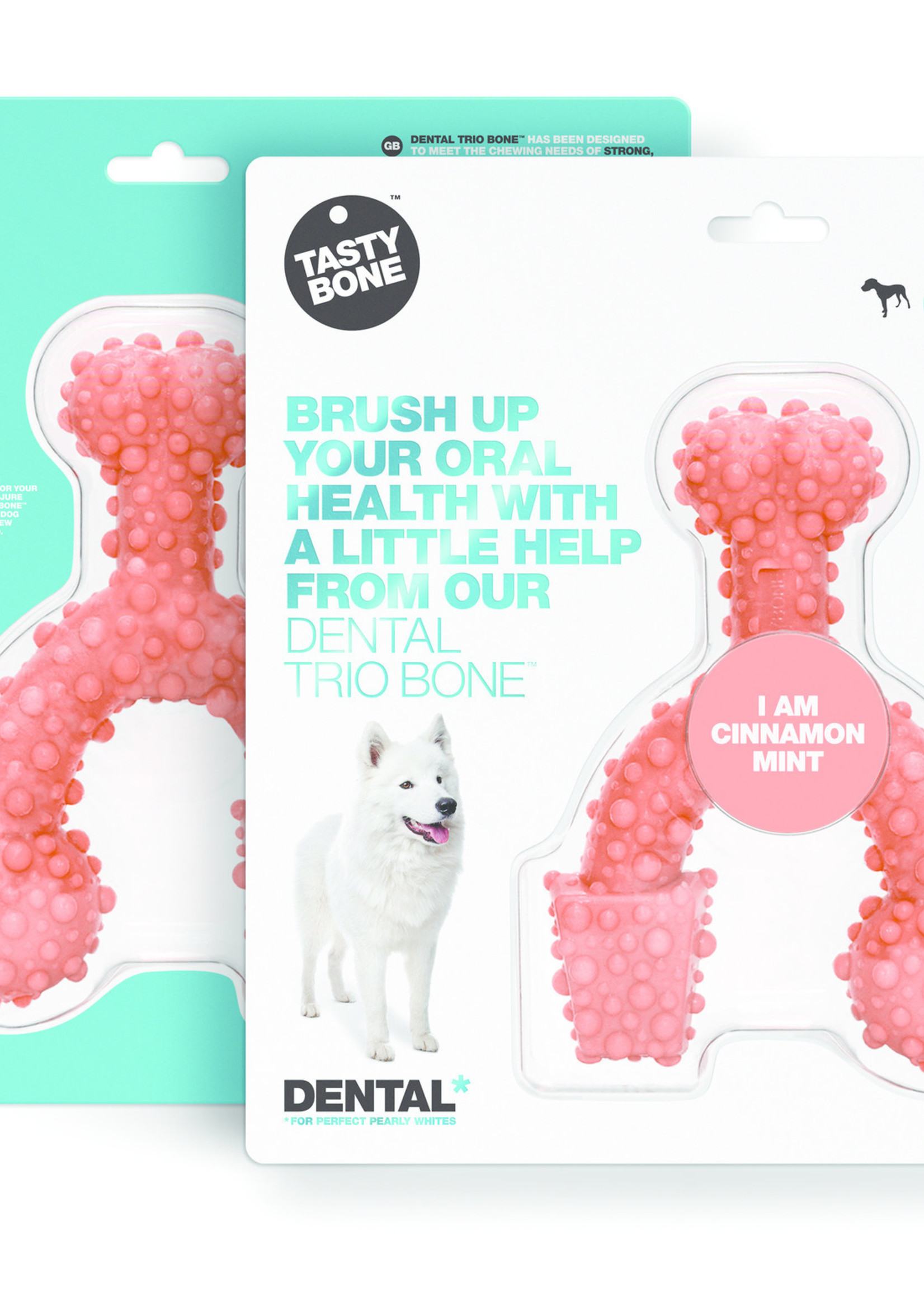 Tasty Bone Dental Trio Bone - Cinnamon & Mint