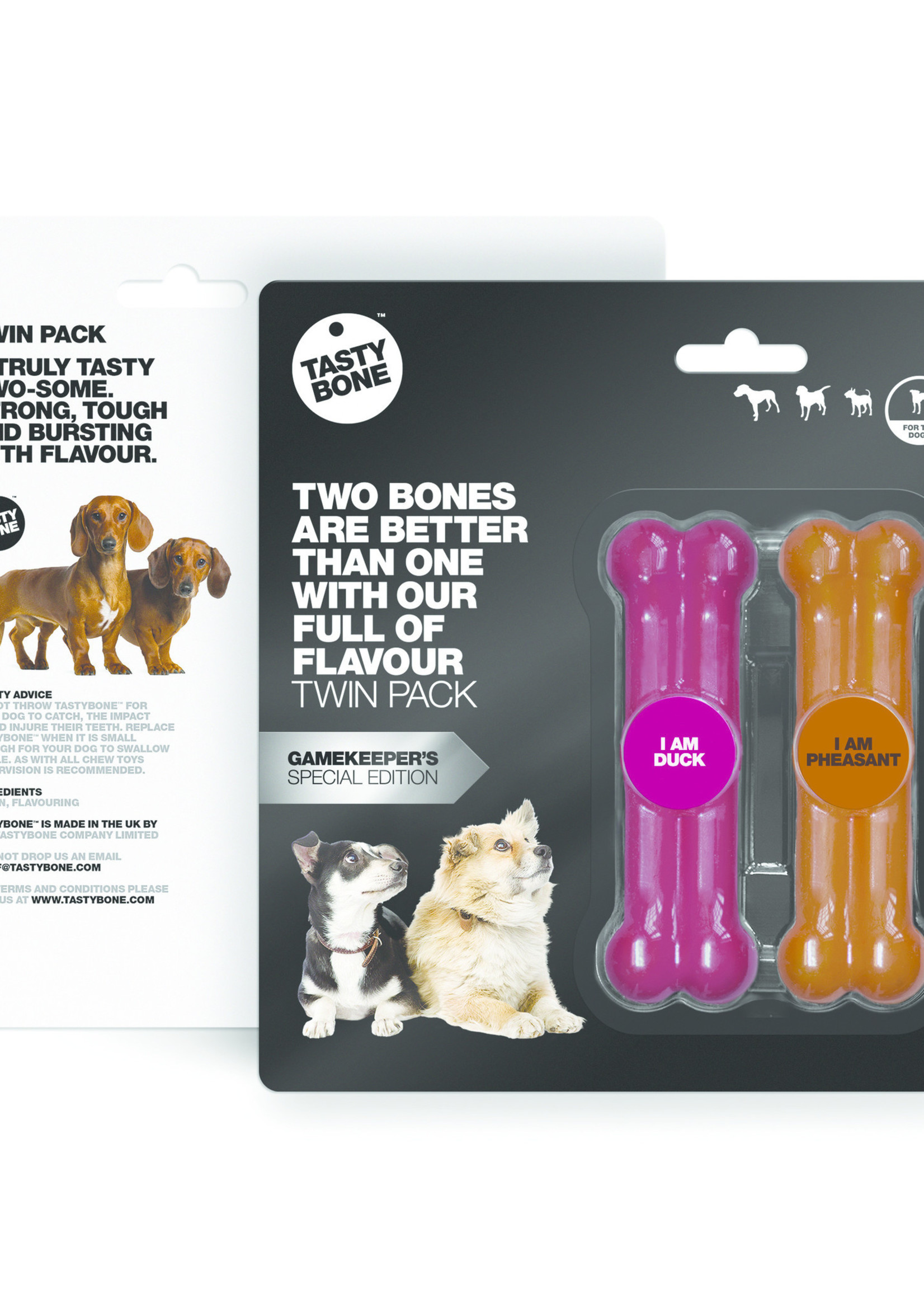 Tasty Bone Twinpack Game - Duck & Pheasant