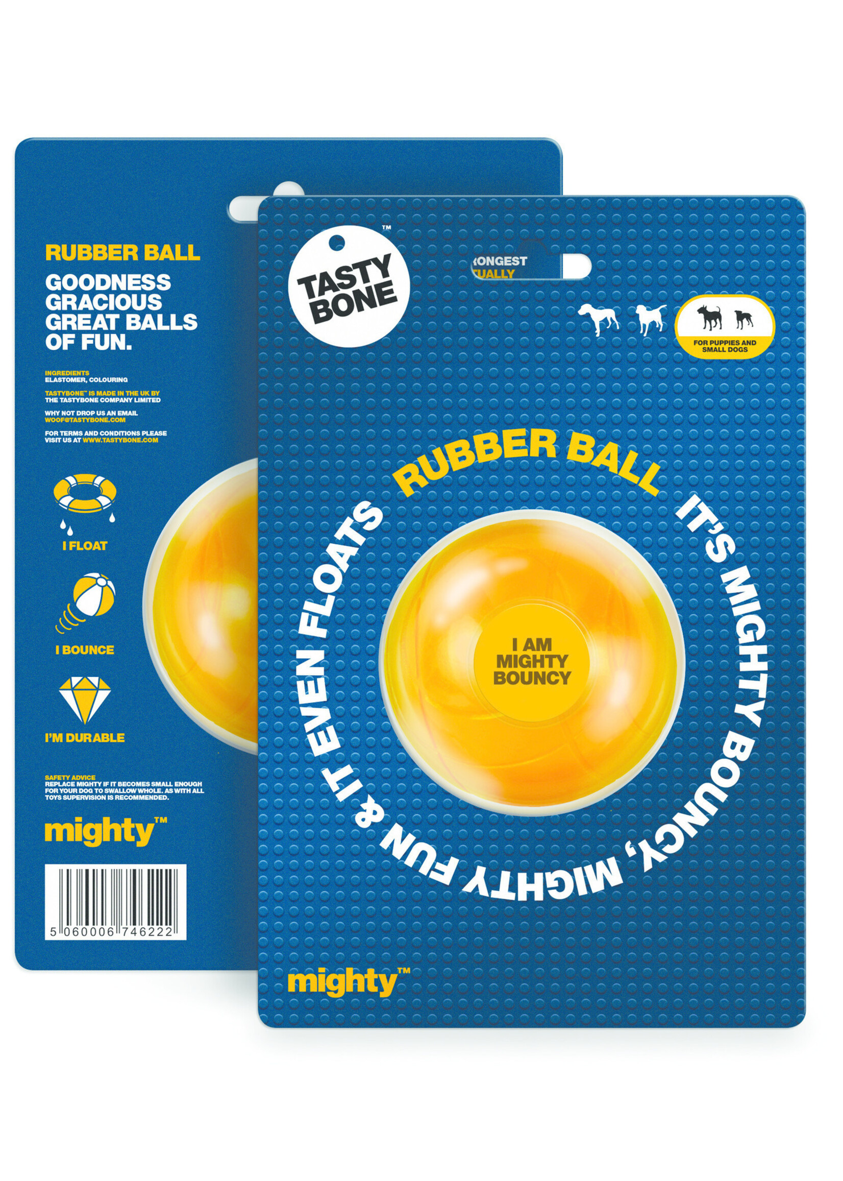 Tasty Bone Mighty Rubber Ball