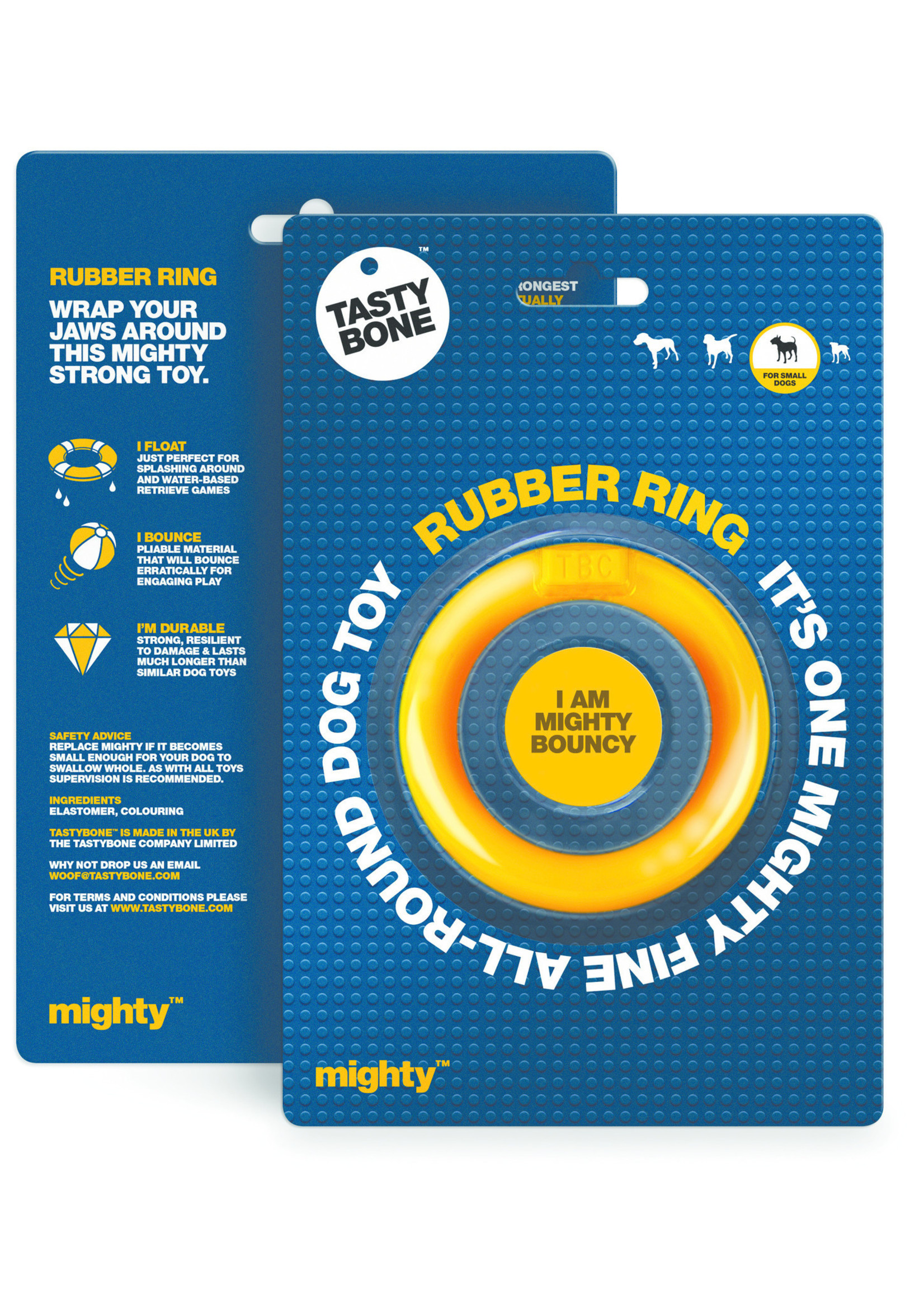 Tasty Bone Mighty Rubber Ring