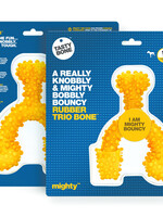 Tasty Bone Mighty Rubber TrioBone Large
