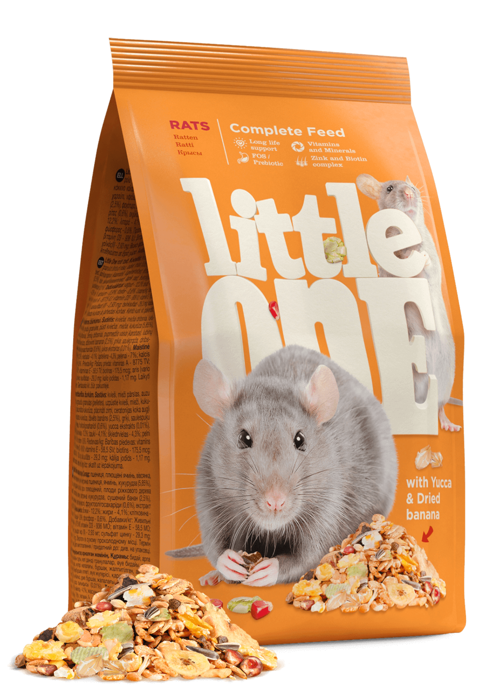 Little One Little One voer voor ratten, 900 g