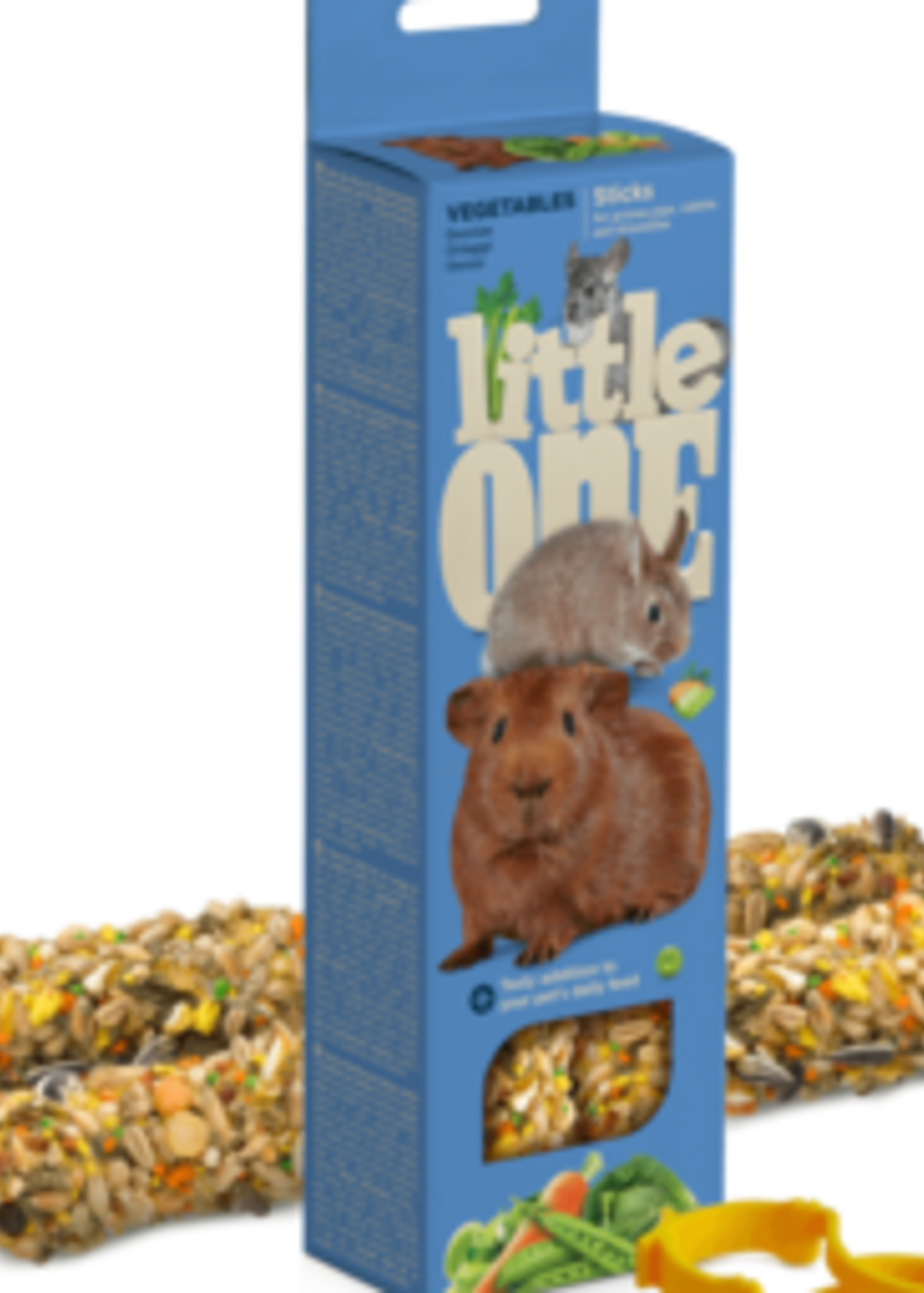 Little One Little One knabbelsticks voor cavia's, konijnen en chinchilla's met groenten