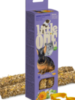 Little One Little One knabbelsticks voor cavia's, konijnen, degoes en chinchilla's met kruiden en bloemen
