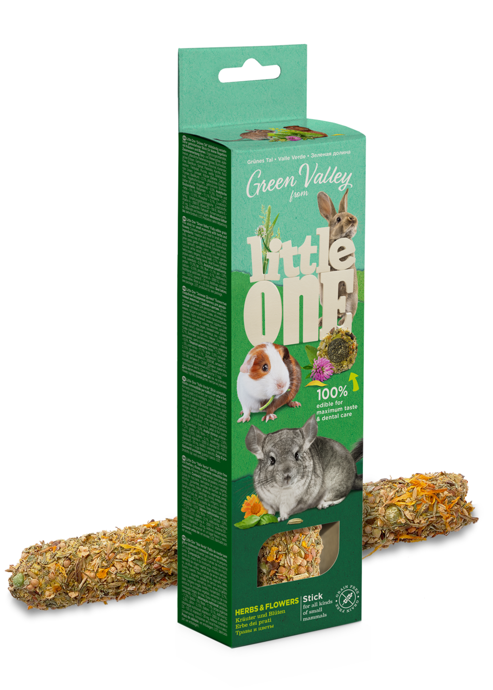 Little One Graanvrije knabbelsticks met kruiden 1x130 gr