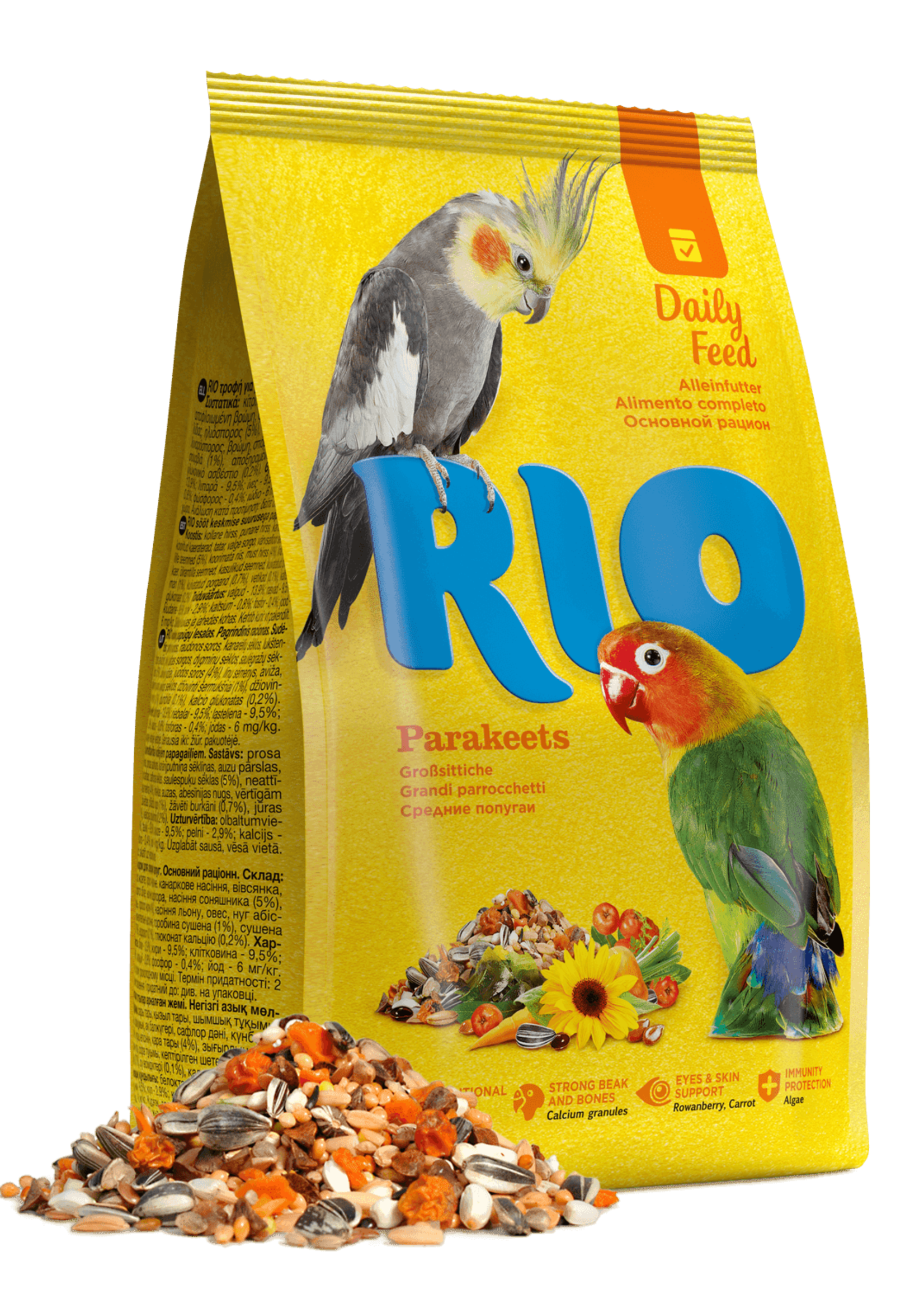 RIO Dagelijkse voer voor parkieten