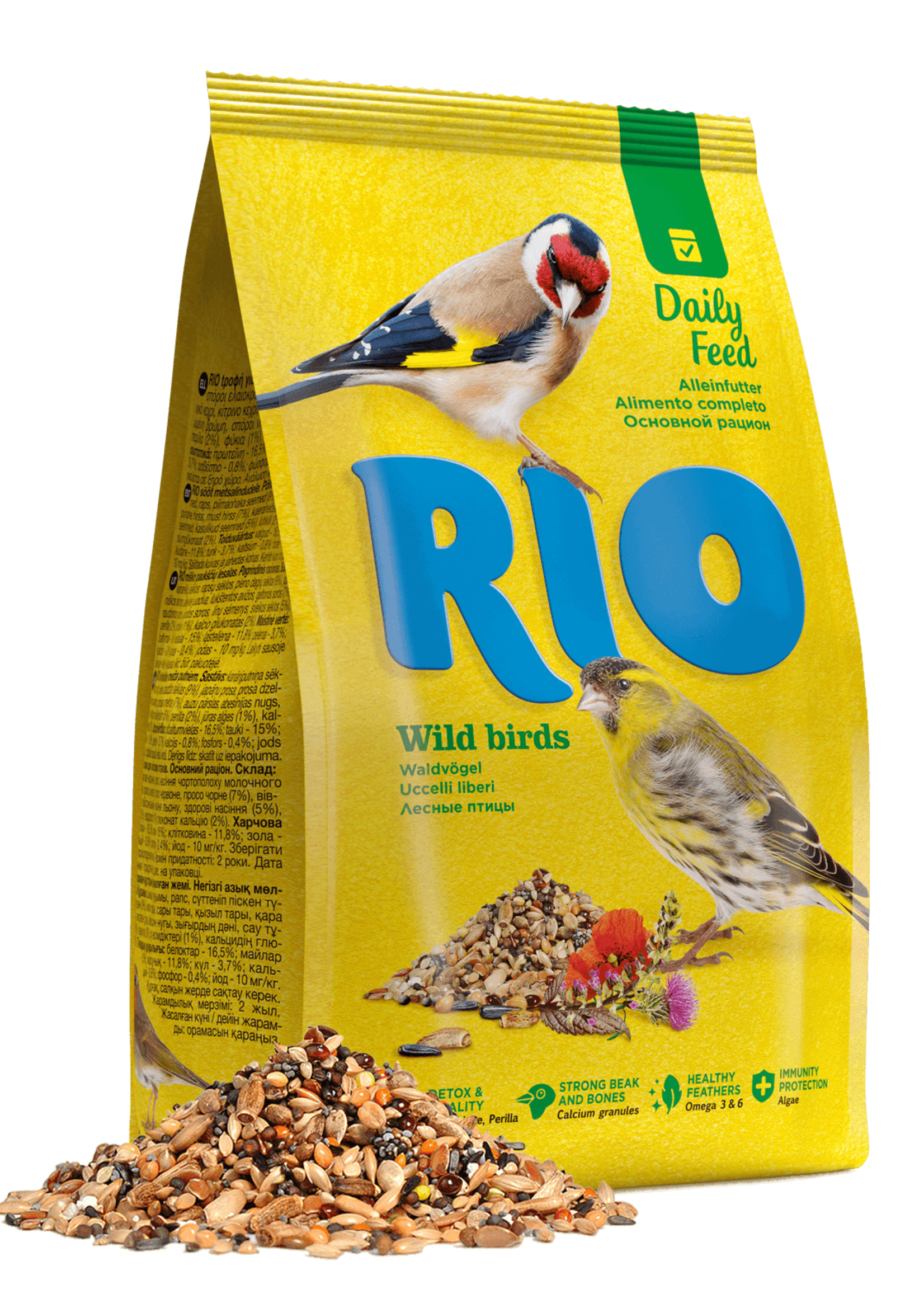 RIO Dagelijkse voer voor wilde vogels, 500 g