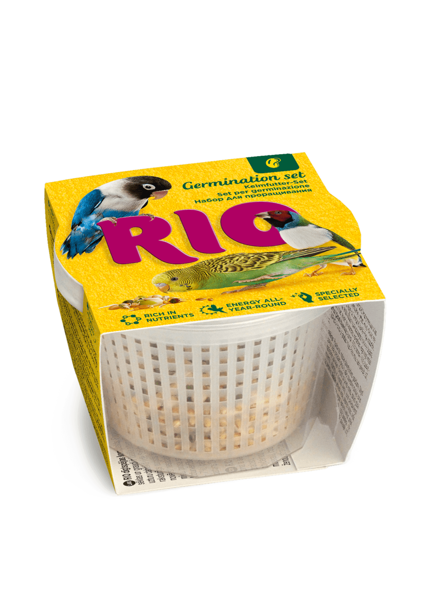 RIO Set voor kieming voor alle soorten vogels, 25 g