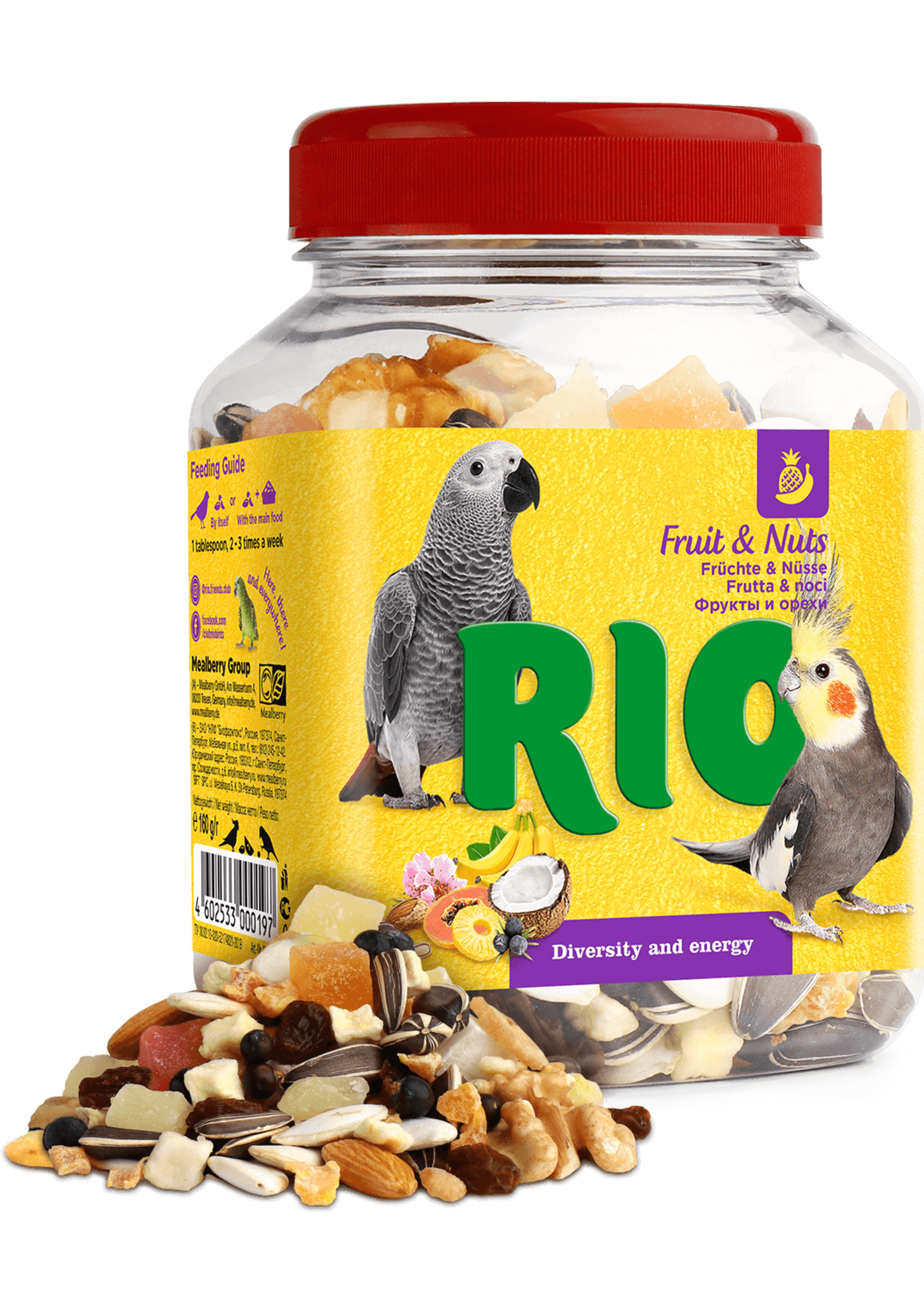 RIO Fruit en noten zaden, 250 gr