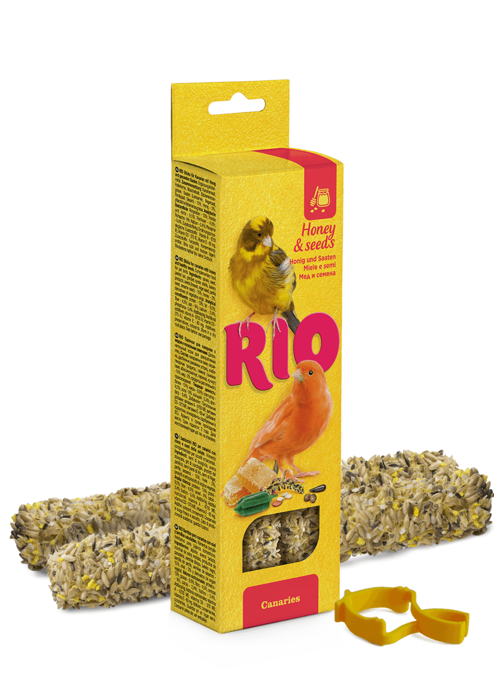 RIO Sticks voor kanaries met honing en gezonde zaden, 2x40 gr