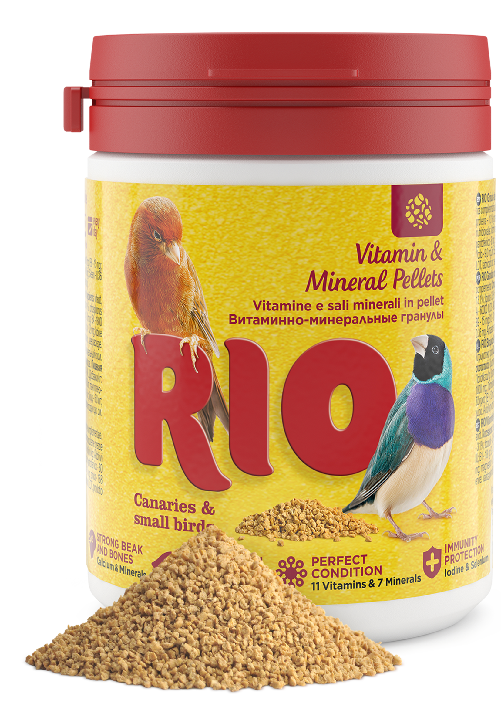 RIO Vitamine en minerale pellets voor kanaries, 120 gr
