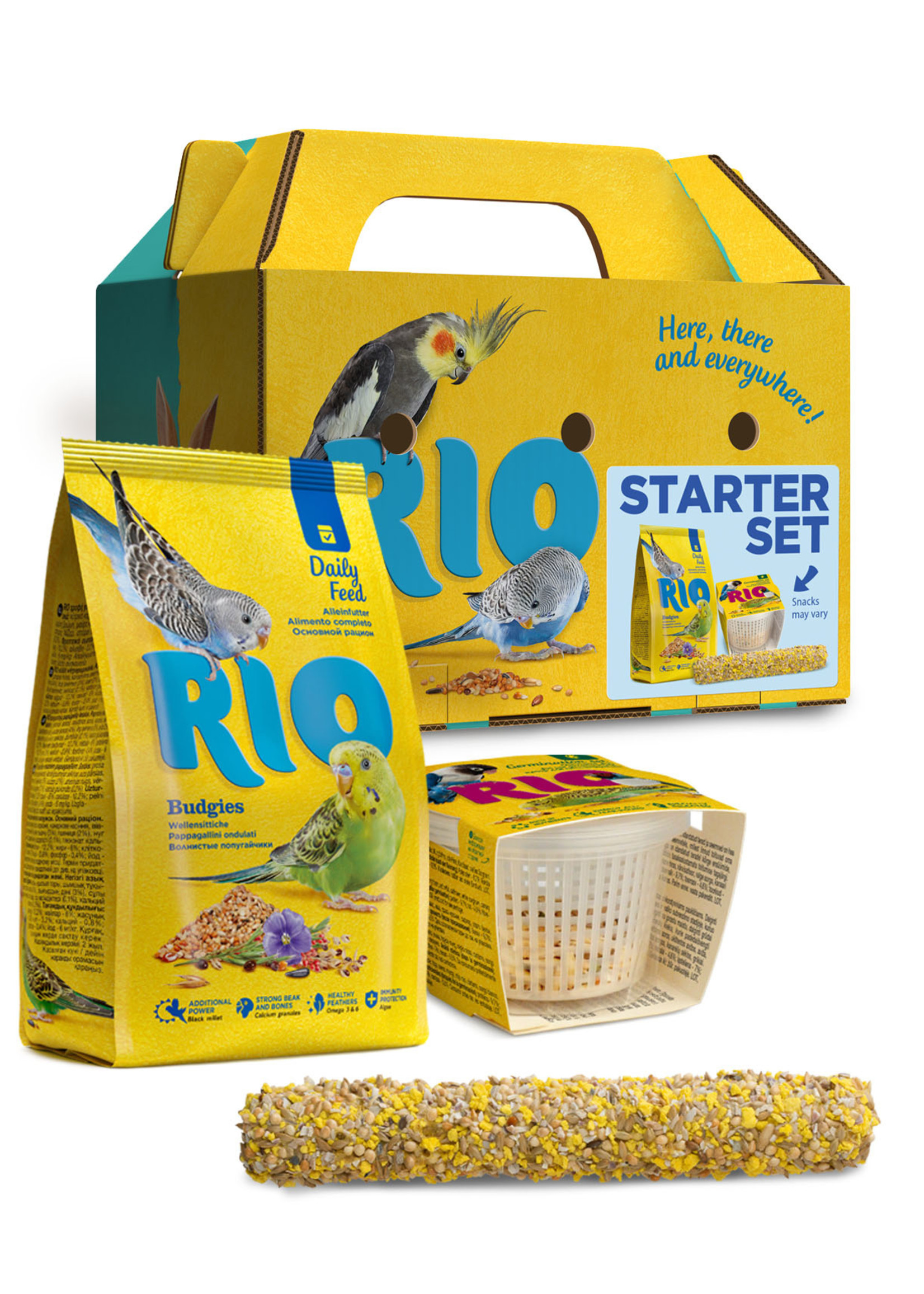 RIO Starter Set voor nieuwe parkieten eigenaren