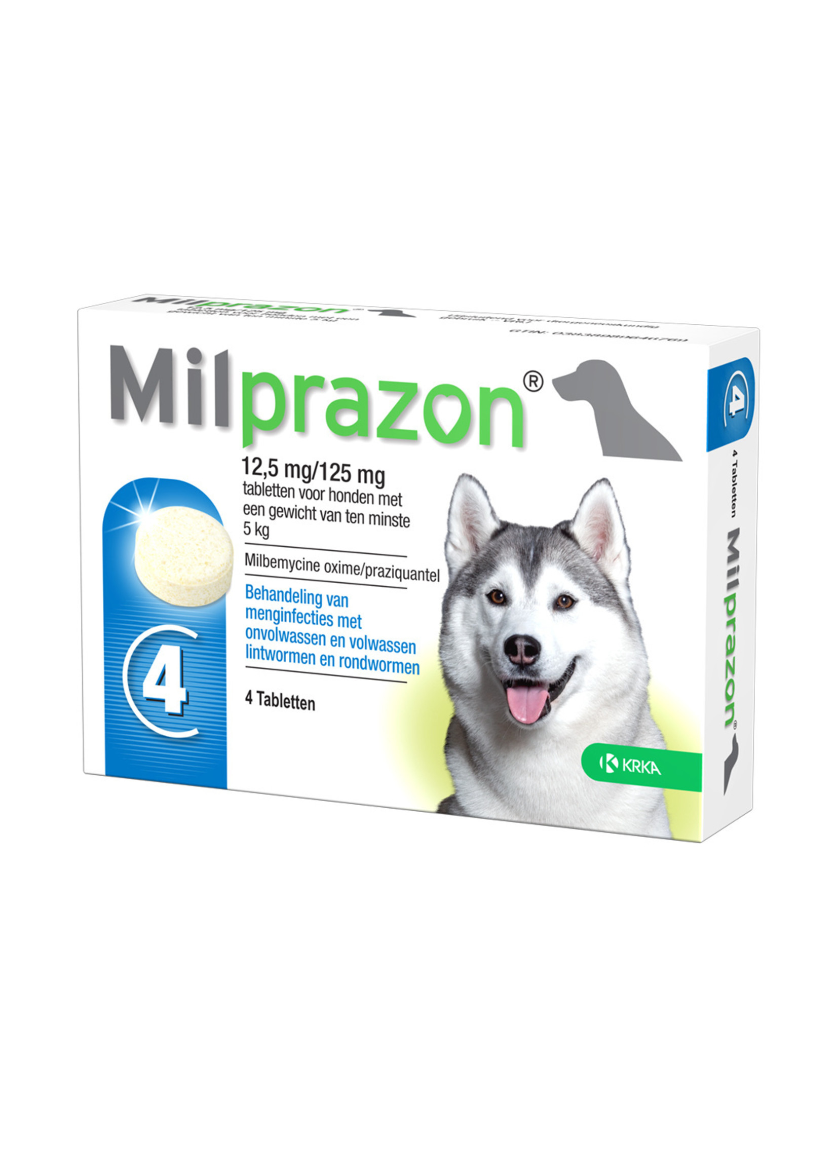 KRKA Milprazon Hond 12,5mg/125mg