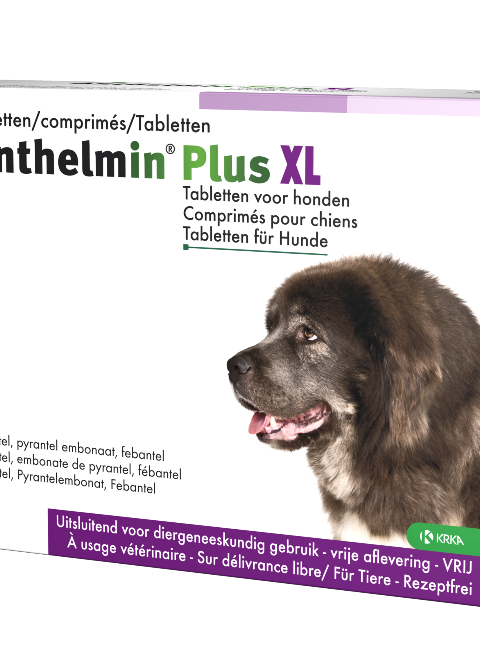KRKA Anthelmin Plus XL Hond 12 Tabletten