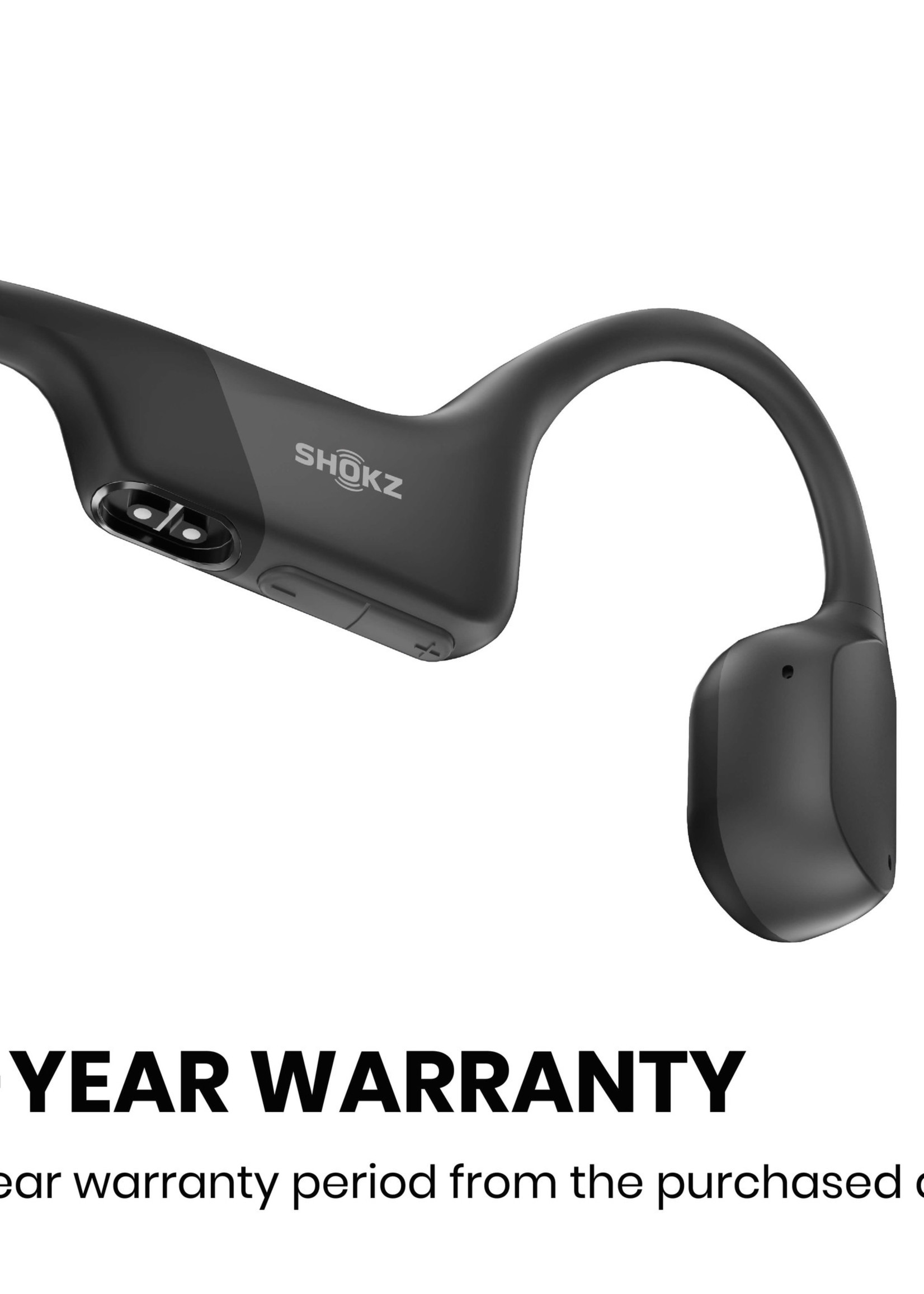 Shokz OpenRun Bone conduction hoofdtelefoon - Black