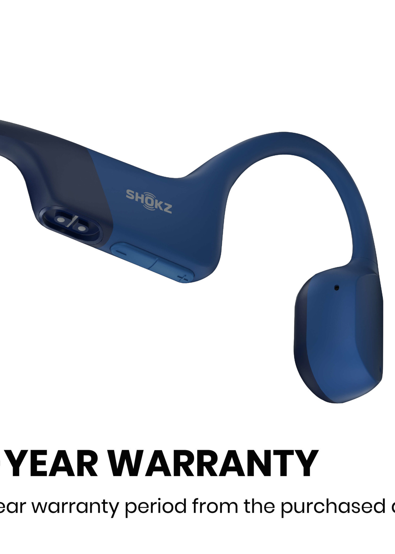 Shokz OpenRun Bone conduction hoofdtelefoon - Blue