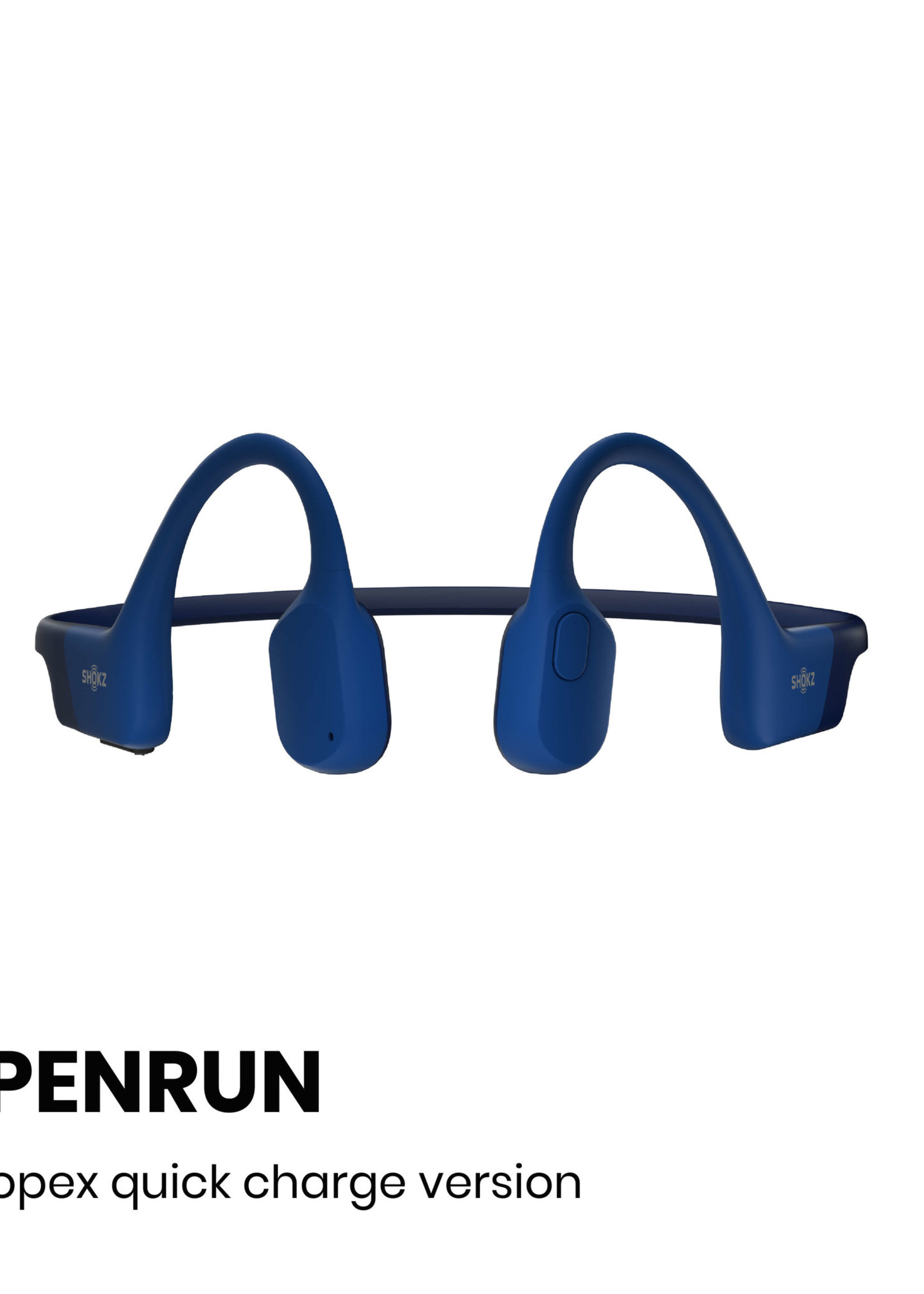 Shokz OpenRun Bone conduction hoofdtelefoon - Blue