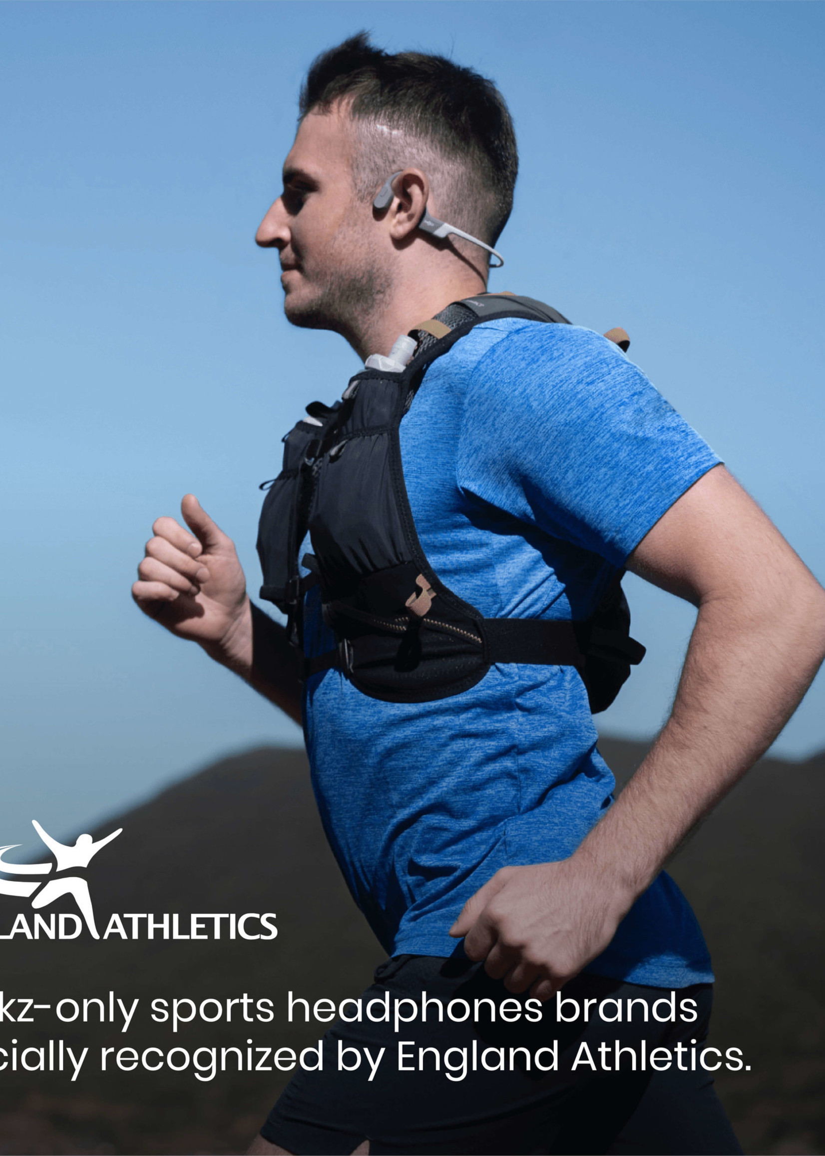 Shokz OpenRun Bone conduction hoofdtelefoon - Grey