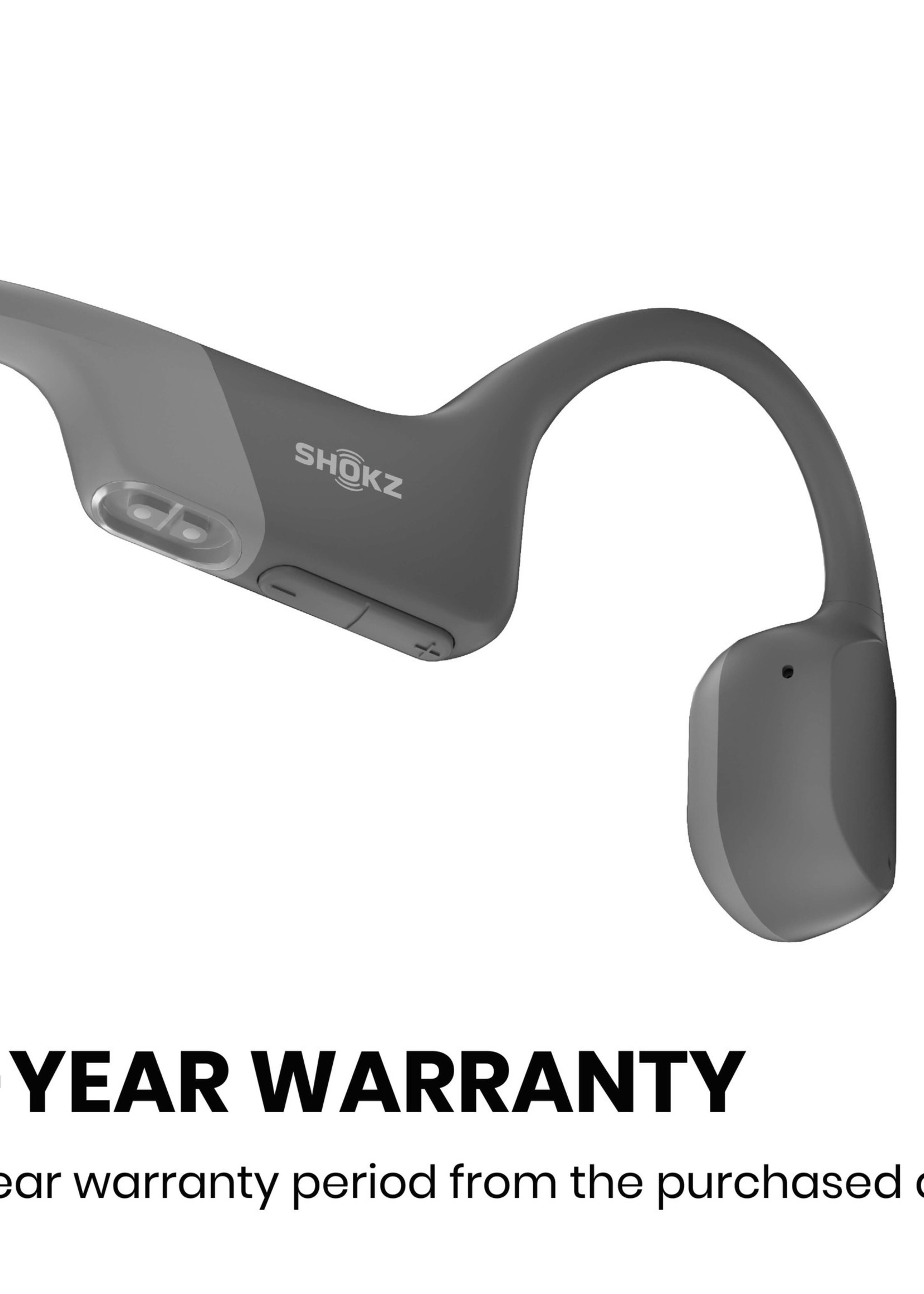 Shokz OpenRun Bone conduction hoofdtelefoon - Grey