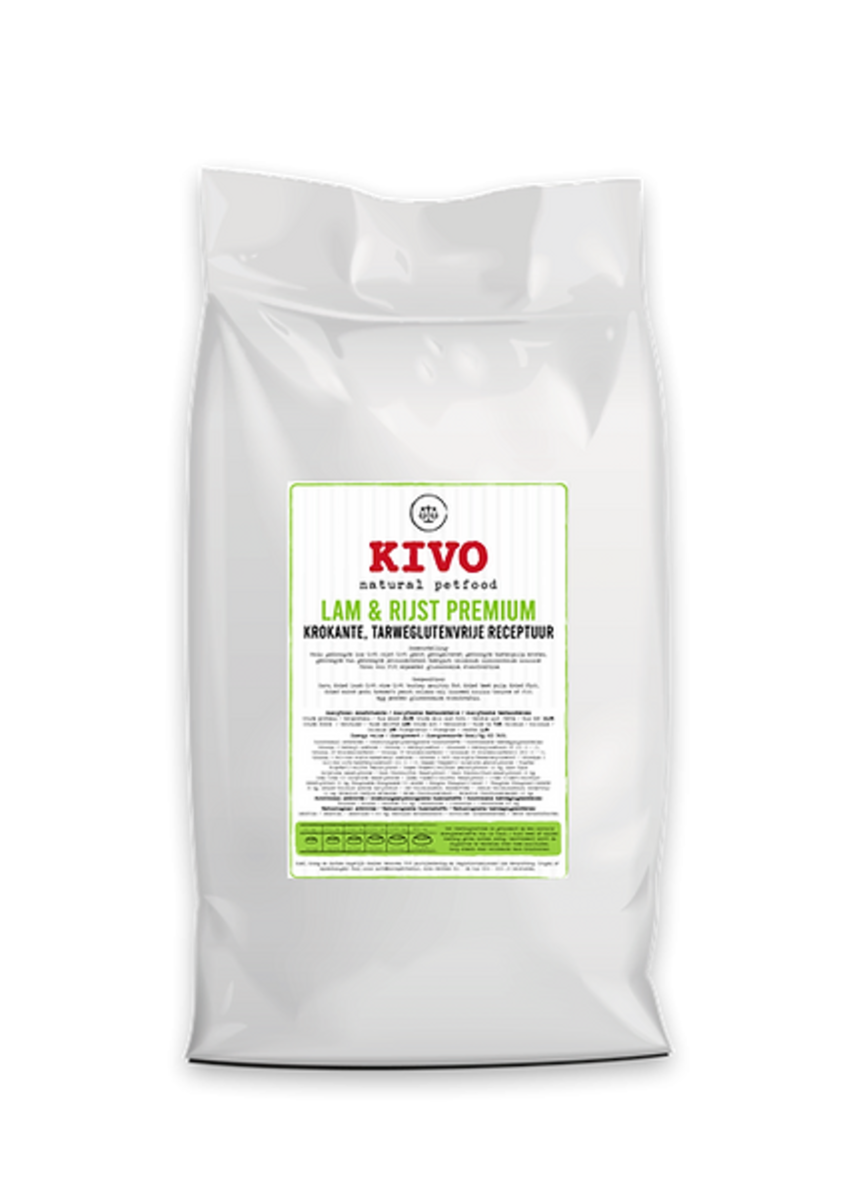 Kivo Lam & Rijst Premium - tarweglutenvrij 15 kilo