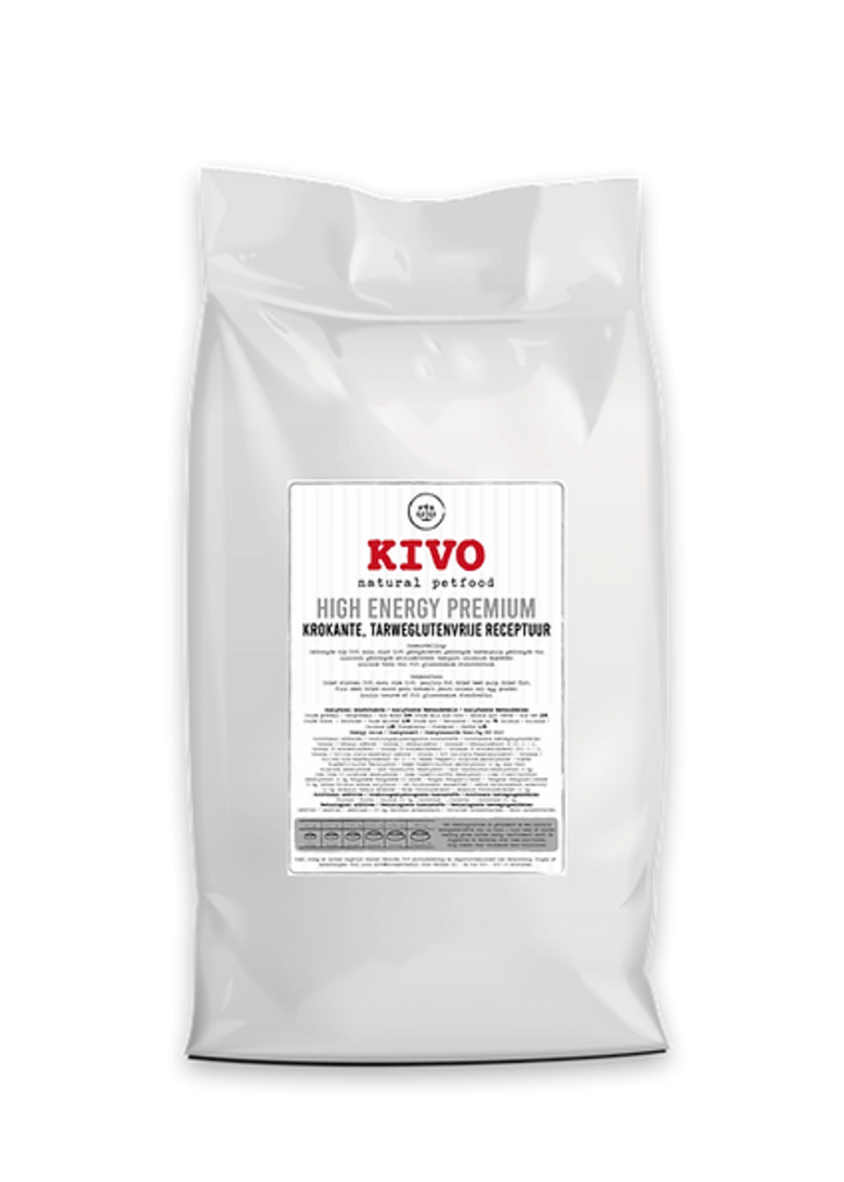 Kivo High Energy Premium - tarweglutenvrij 15 kilo