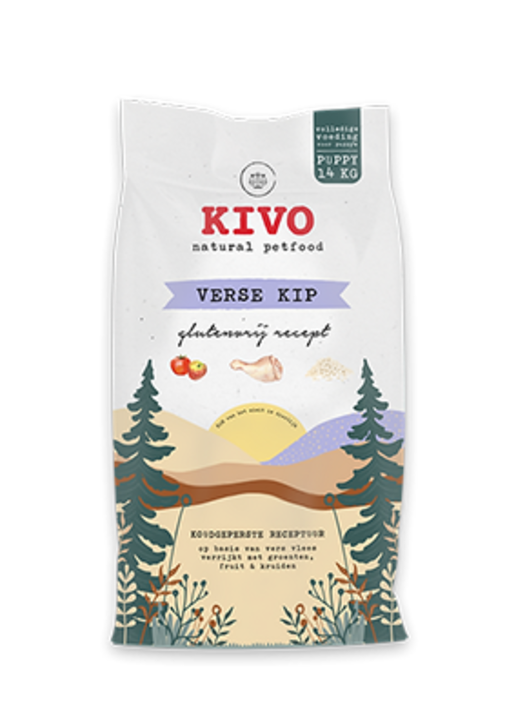 Kivo Verse kip puppy - glutenvrij 14 kilo
