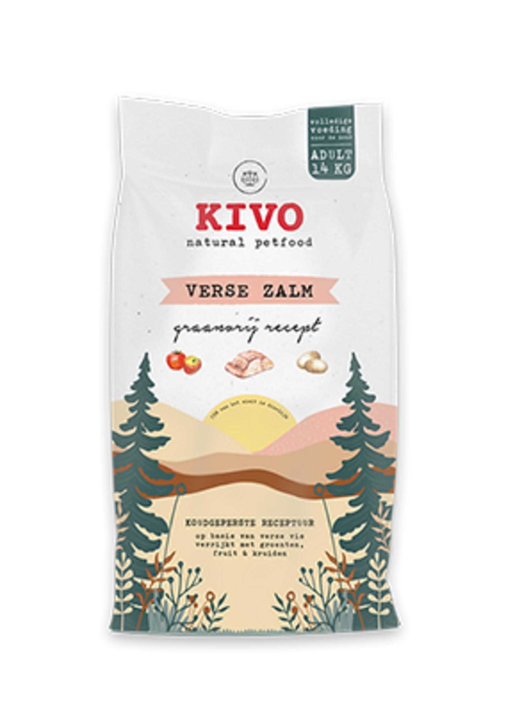 Kivo Verse zalm - graanvrij 14 kilo