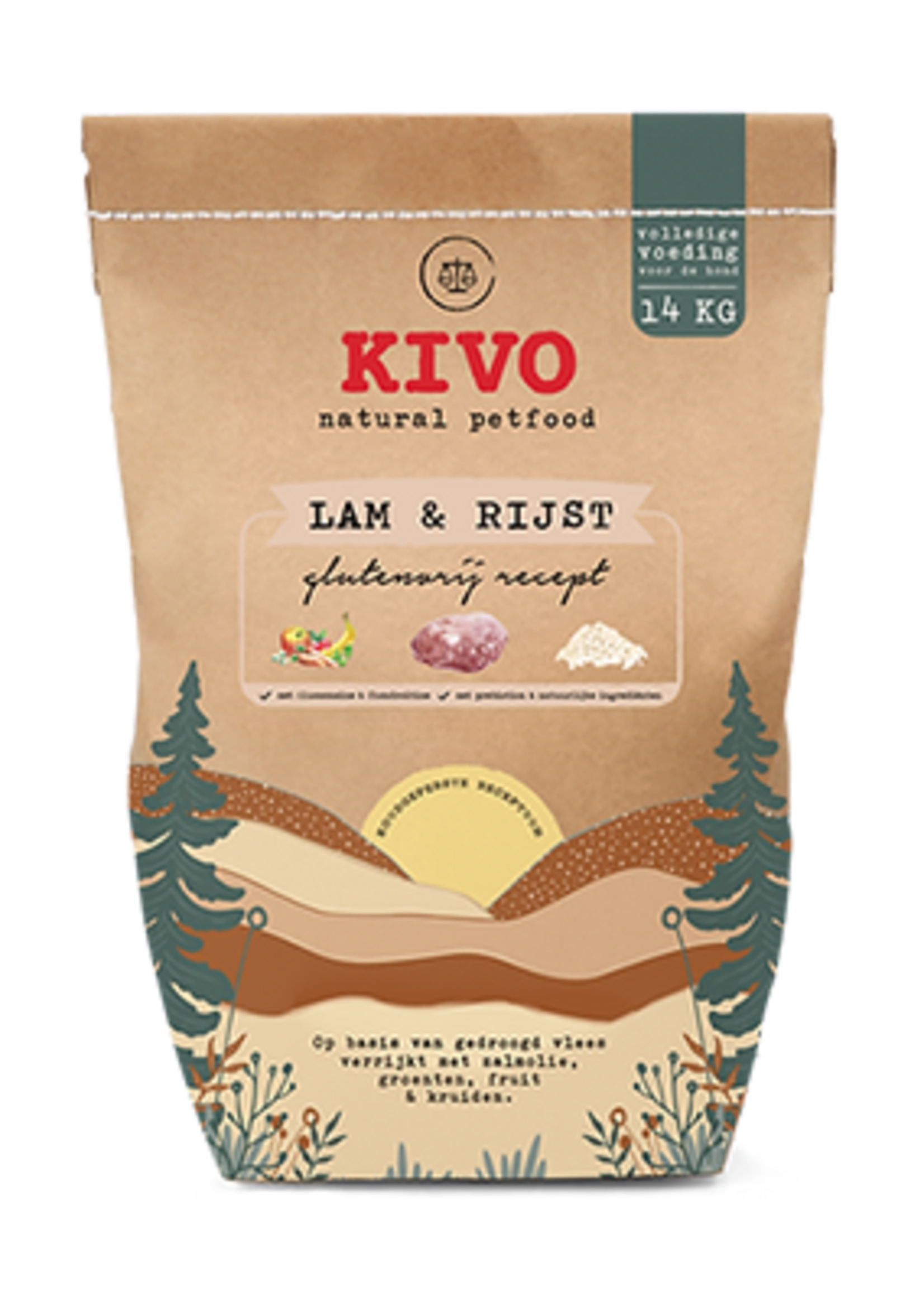 Kivo Lam & Rijst - glutenvrij 14 kilo