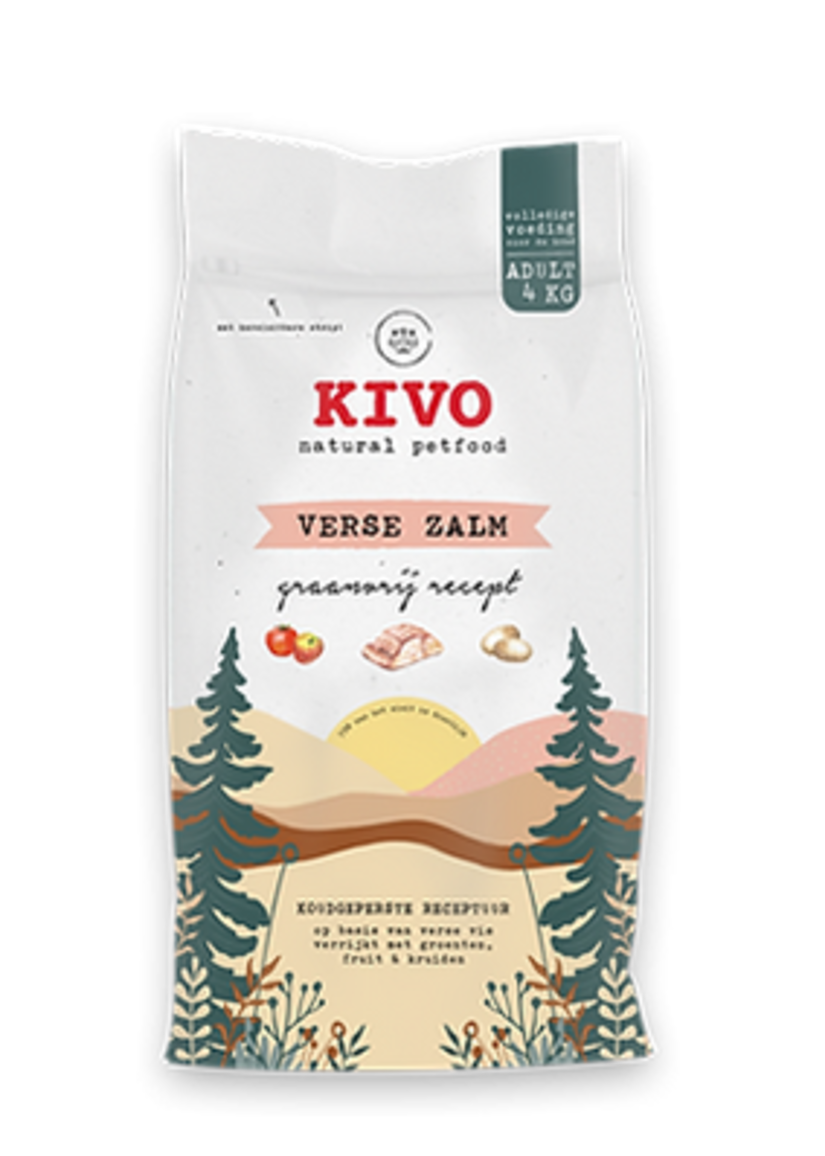 Kivo Verse zalm - graanvrij 4 kilo