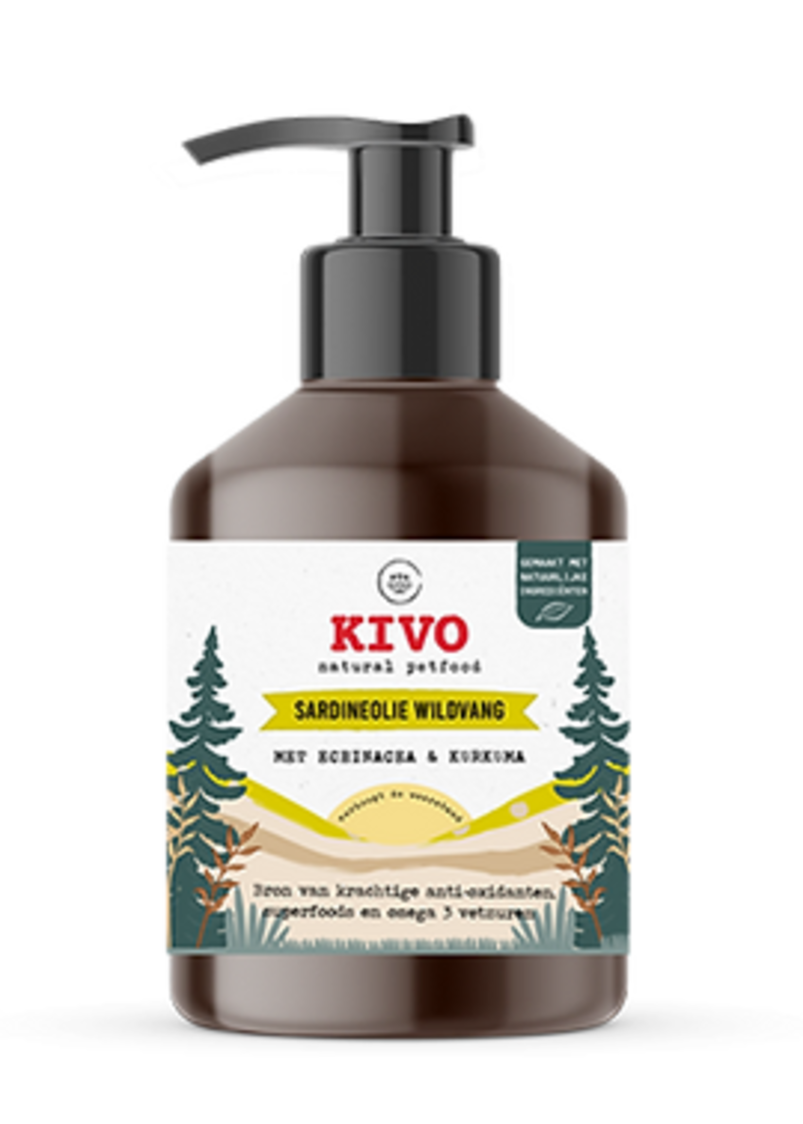 Kivo Sardineolie met Echinacea & Kurkuma