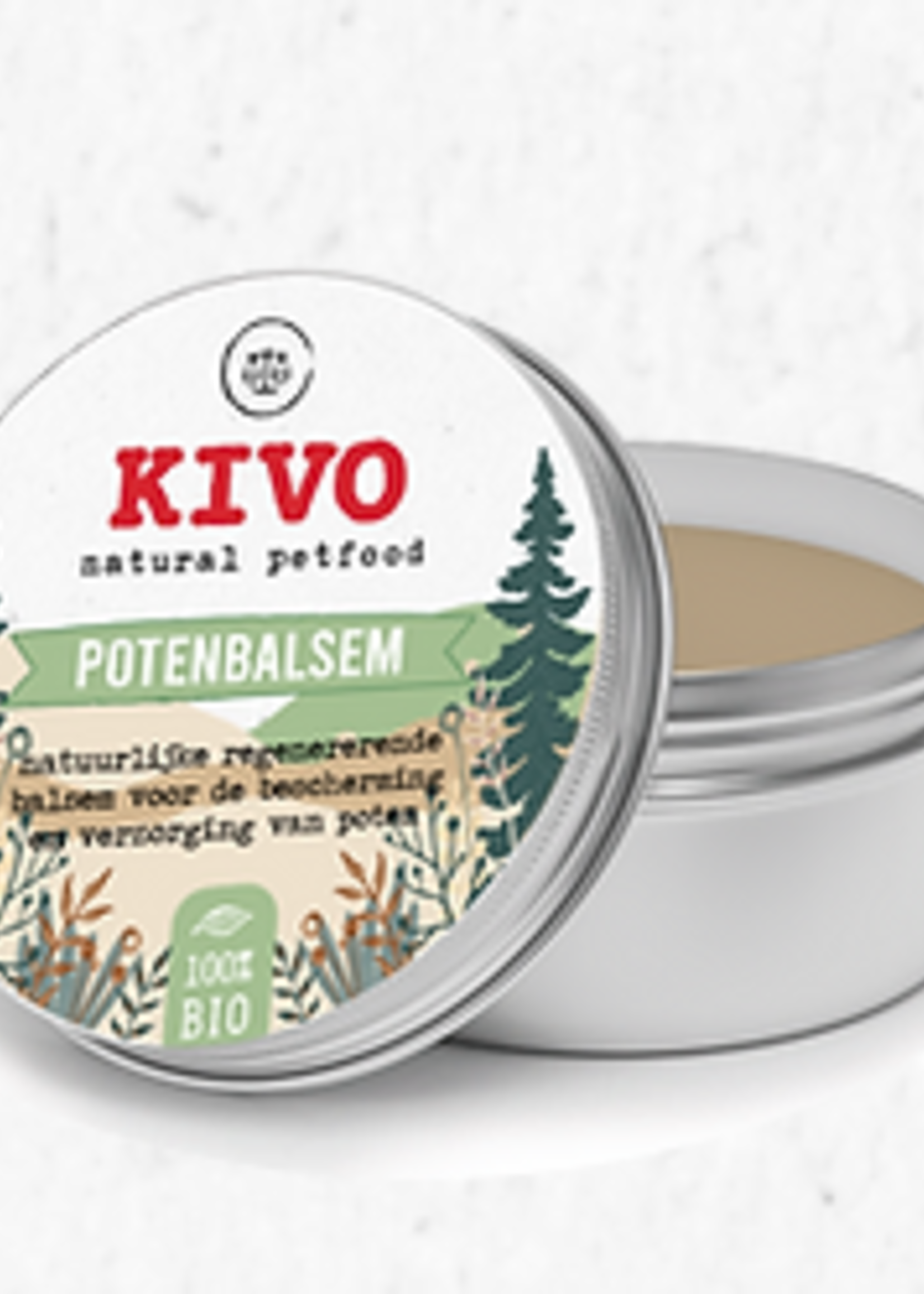 Kivo Biologische potenbalsem in blik