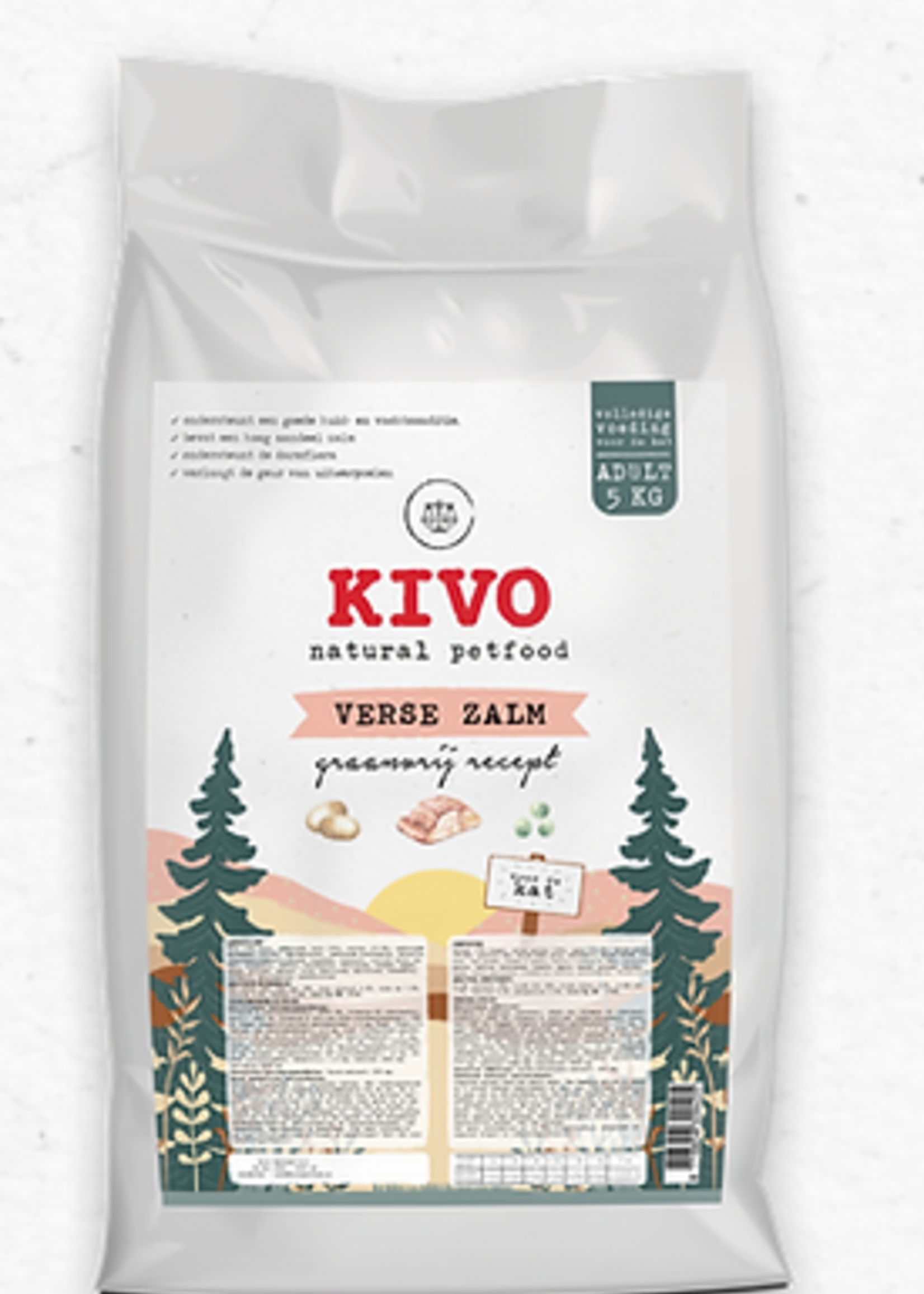 Kivo Verse Zalm graanvrij 5 kilo