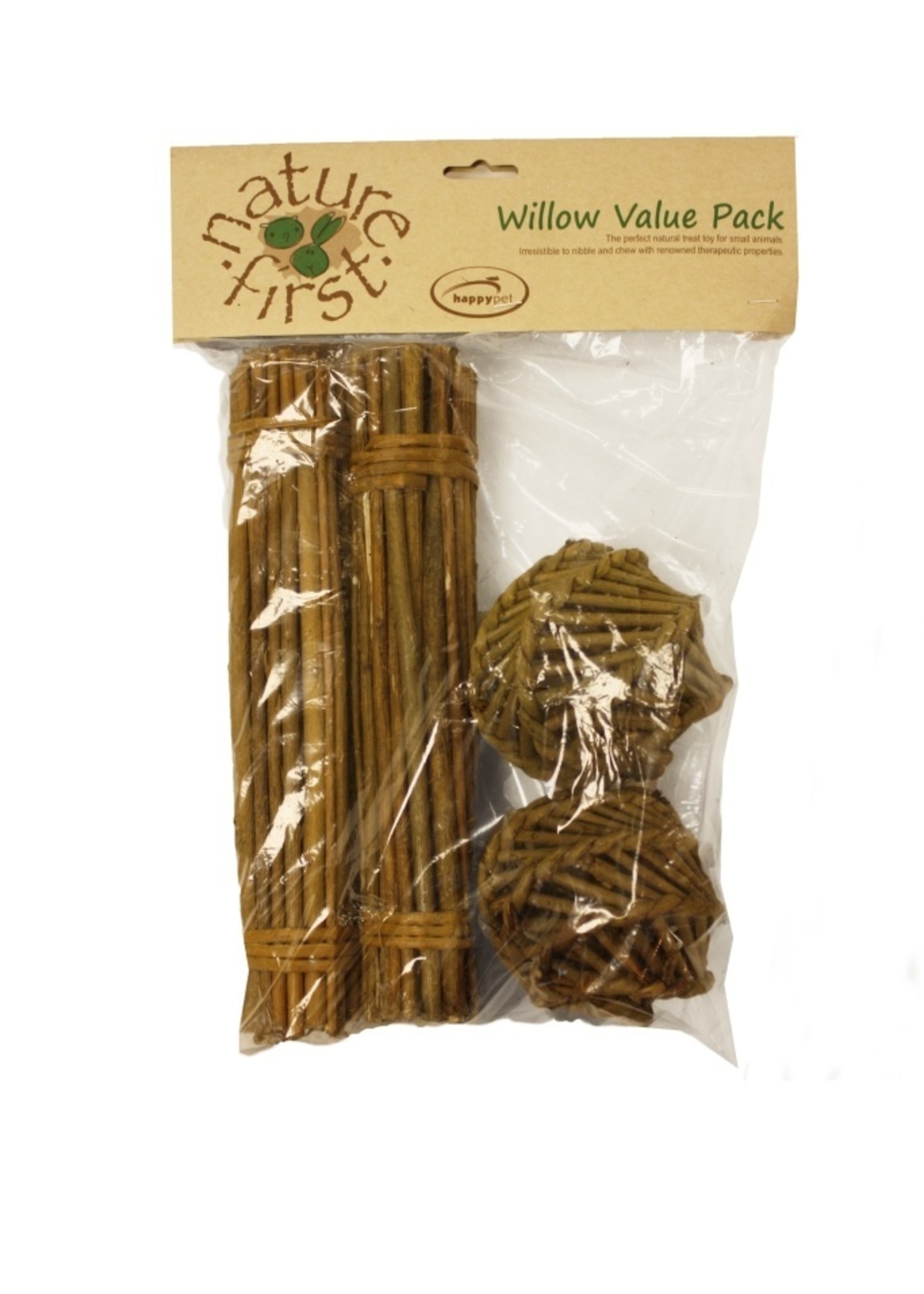 Happy Pet Willow Value Pack - 2 Sticks / 2 Small Balls
