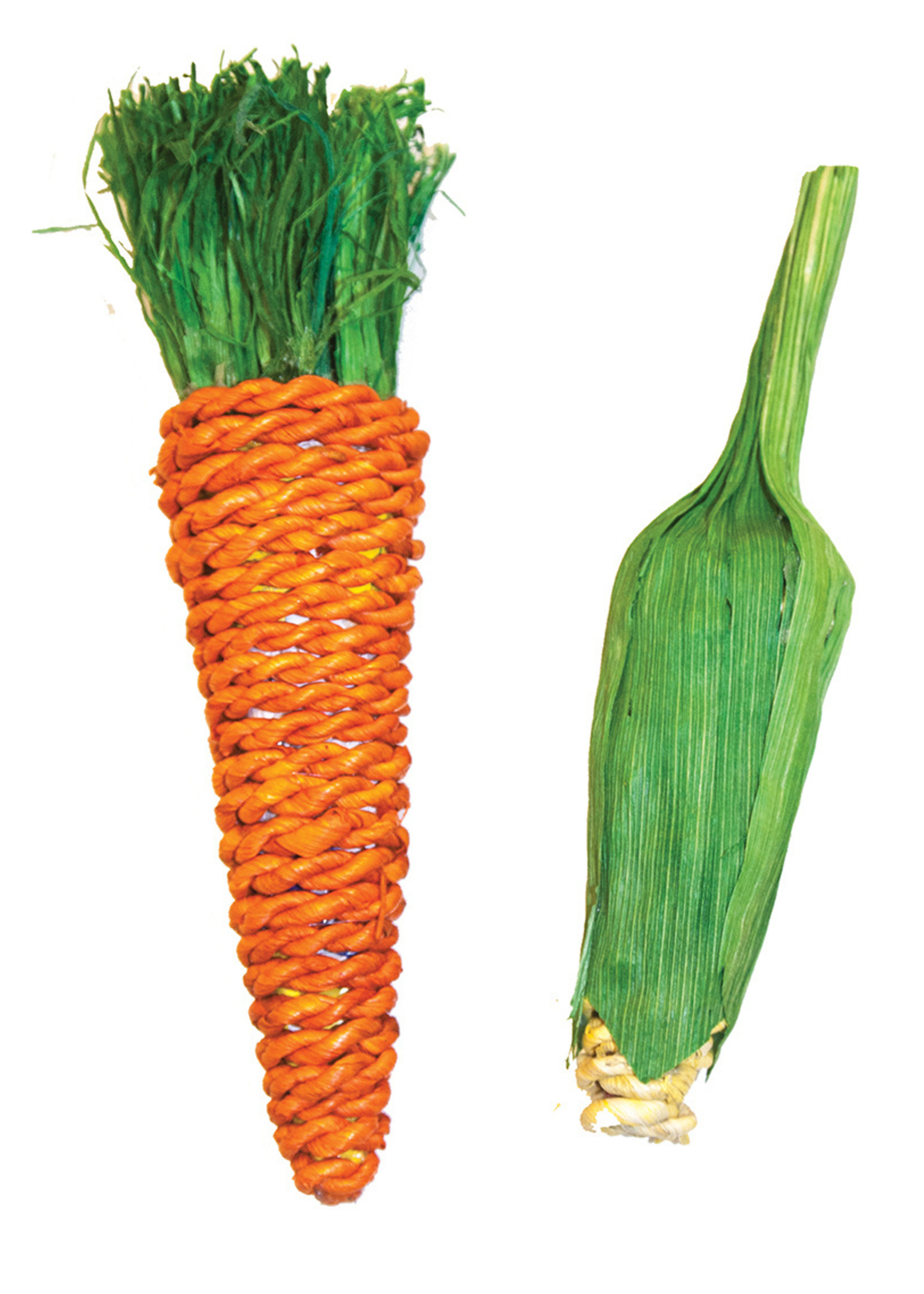 Happy Pet Carrot & Corn Chew Toy