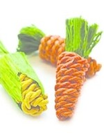 Happy Pet Sisal Carrots & Corn Mini 3pcs